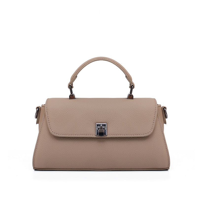 Women's Leather Commute Simple Fashion First Layer Women's Messenger Bag