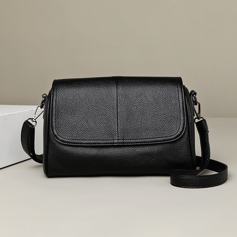 Women's First Layer Cowhide Pillow Large Capacity Women's Messenger Bag