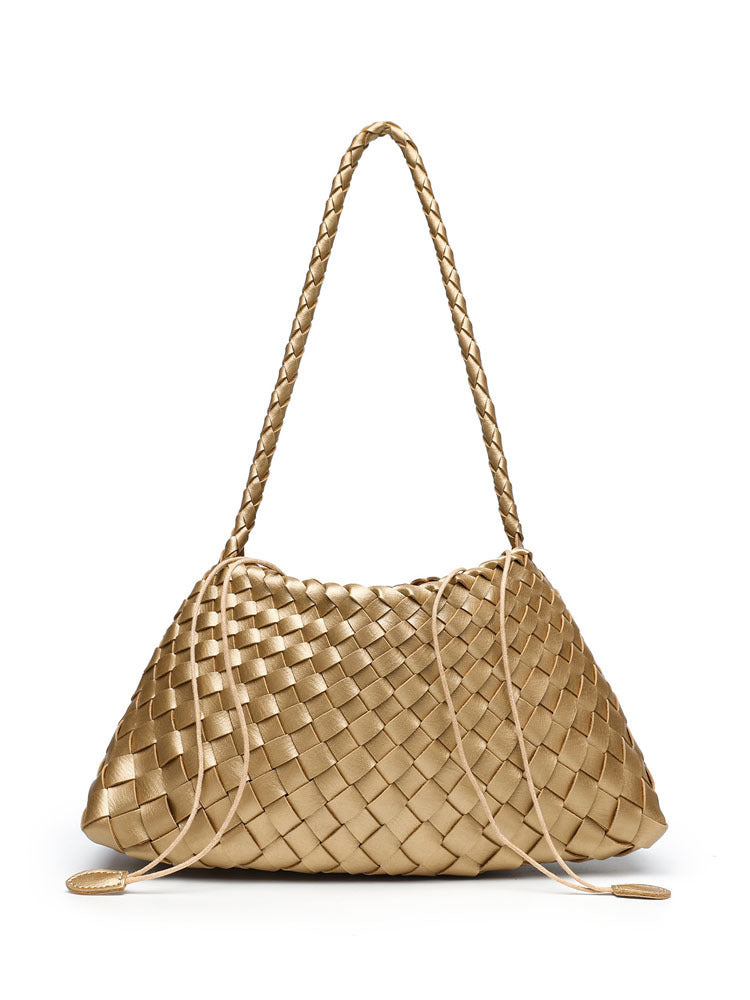 Women's Underarm Woven Vegetable Basket Personality Trendy Women's Handbag