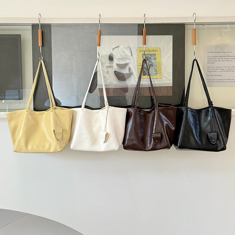 Women's Korean Vintage Fashion Commuter Underarm Handbags
