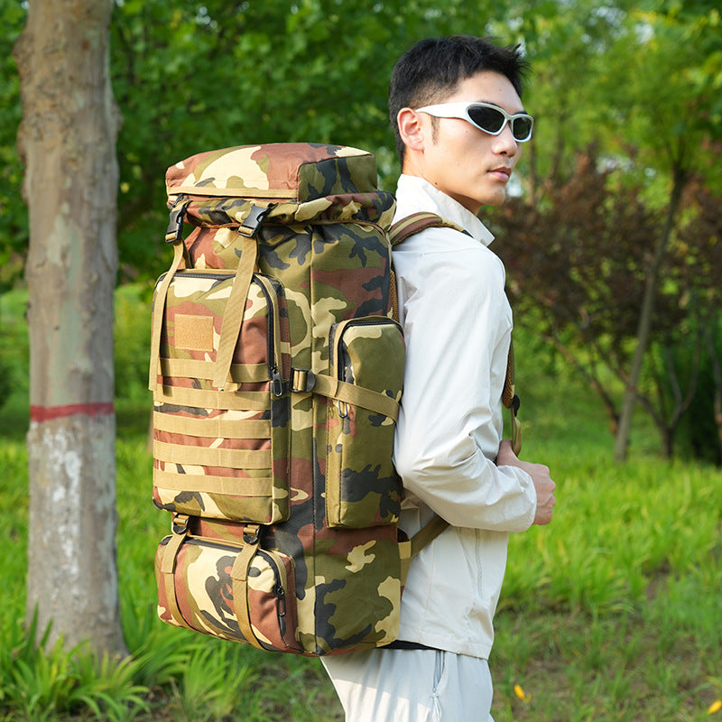 Capacity Waterproof Camouflage Hiking Leisure On Backpacks