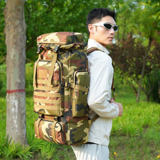 Capacity Waterproof Camouflage Hiking Leisure On Backpacks