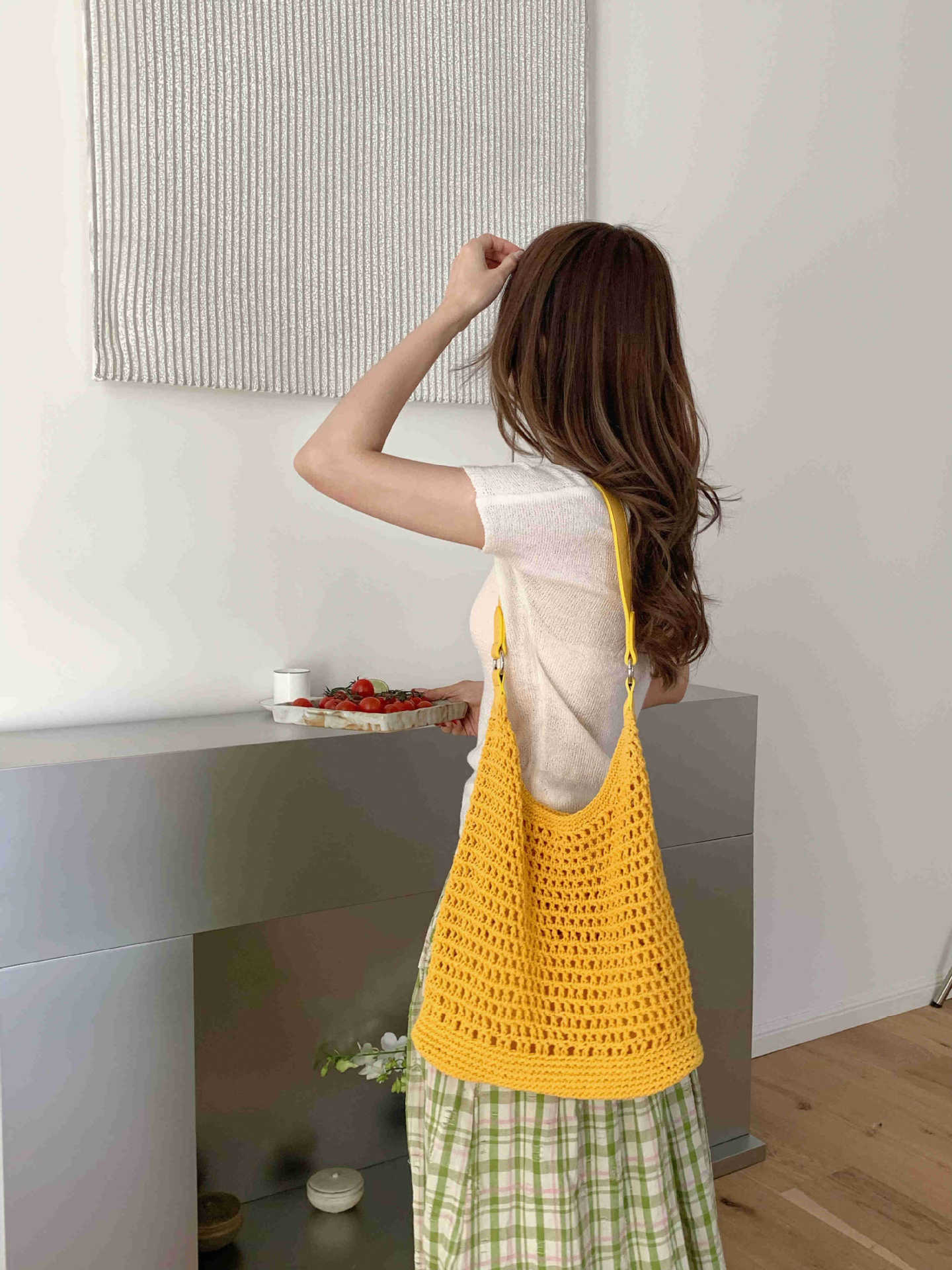 Women's Relaxed Korean Style Straw Vacation Large Capacity Bags