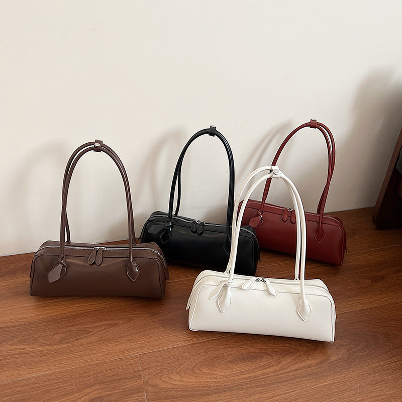 Women's Minority Underarm Personalized Long Temperament Baguette Pure Women's Shoulder Bag