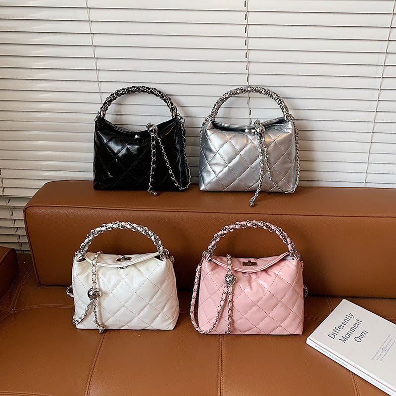 Women's Classic Style Rhombus Chain Design High-grade Bags