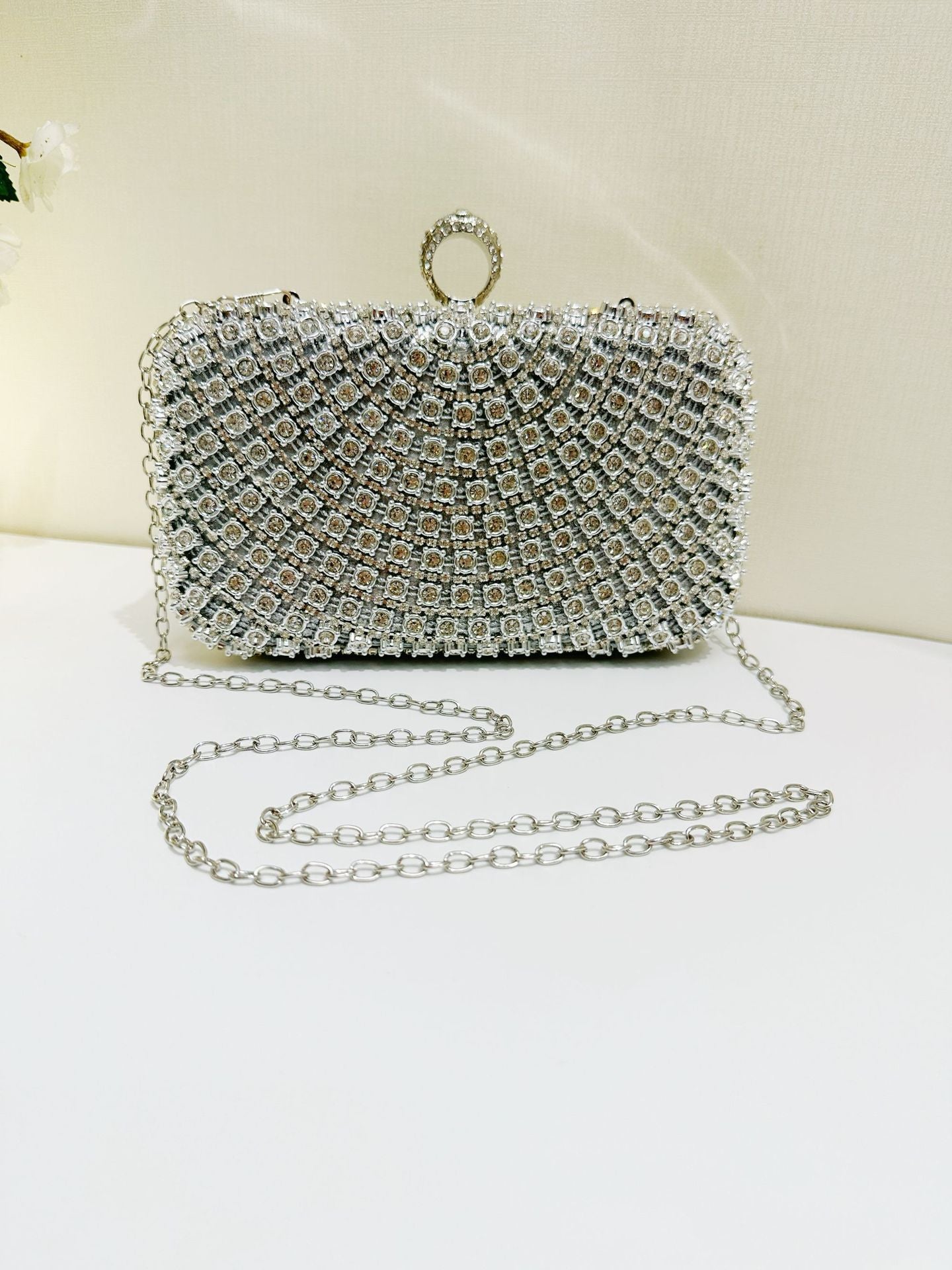 Rhinestone Dinner Clutch Glitter Party Wedding Women's Handbag