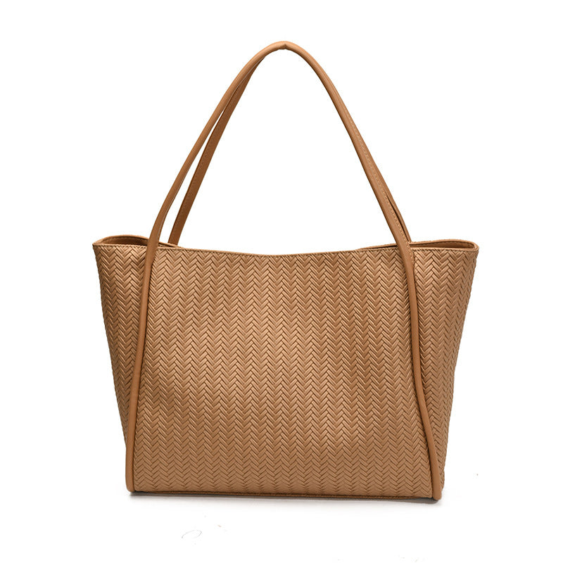 Women's Large Capacity Mild Luxury Retro Simple Handbags