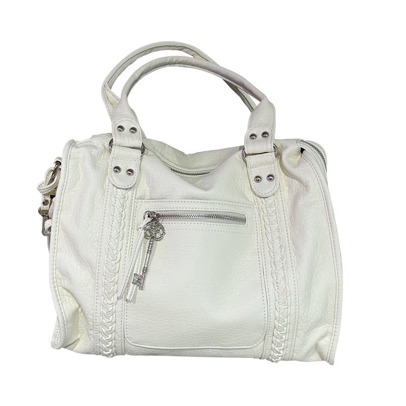 Textured Western Elegance Large Fashionable Trendy Tote Bag