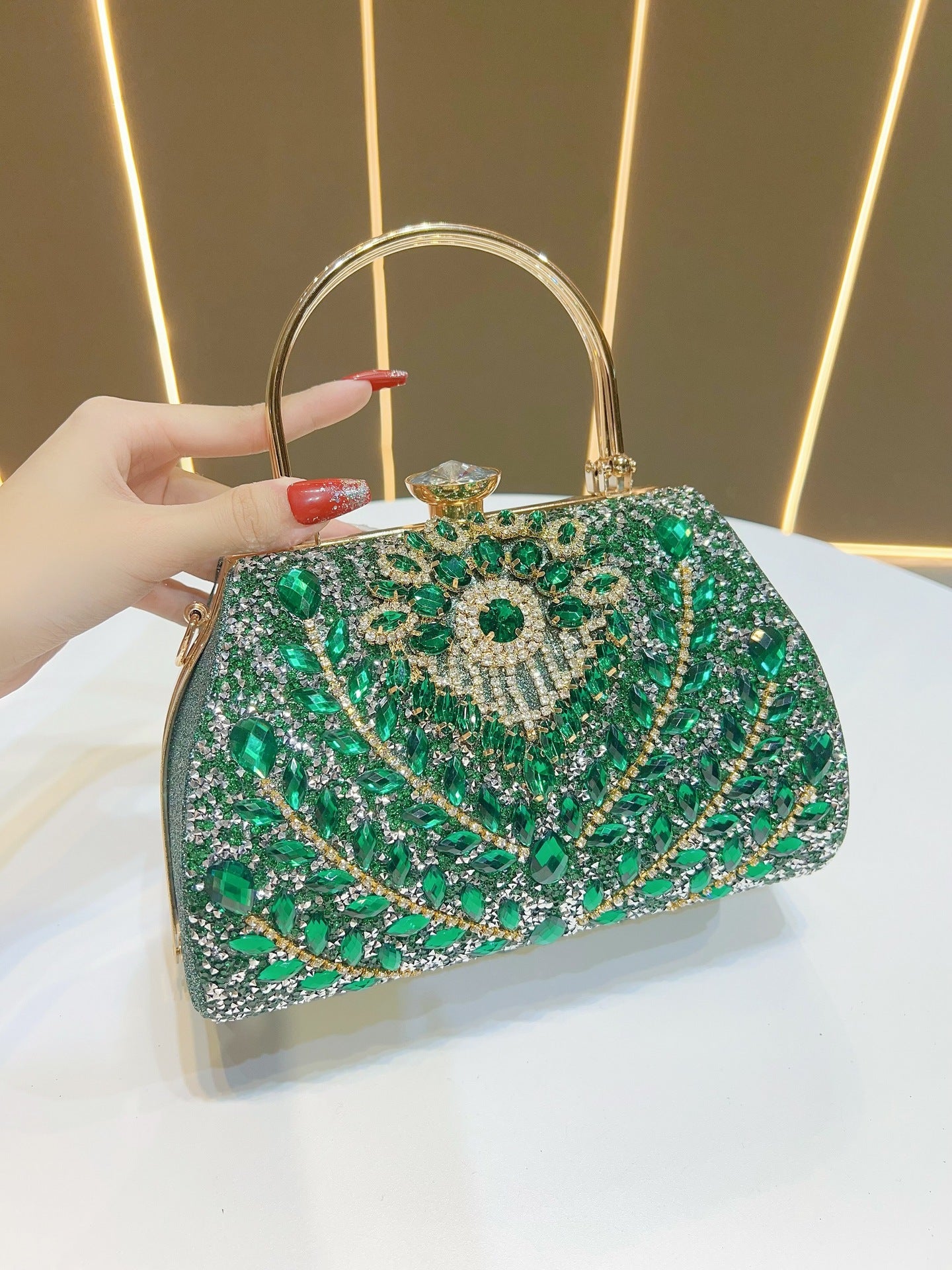 Women's Clutch Cheongsam Large Capacity High-grade Light Bags