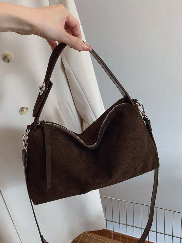 Women's Frosted Underarm Fashion Simple Large Capacity Handbags