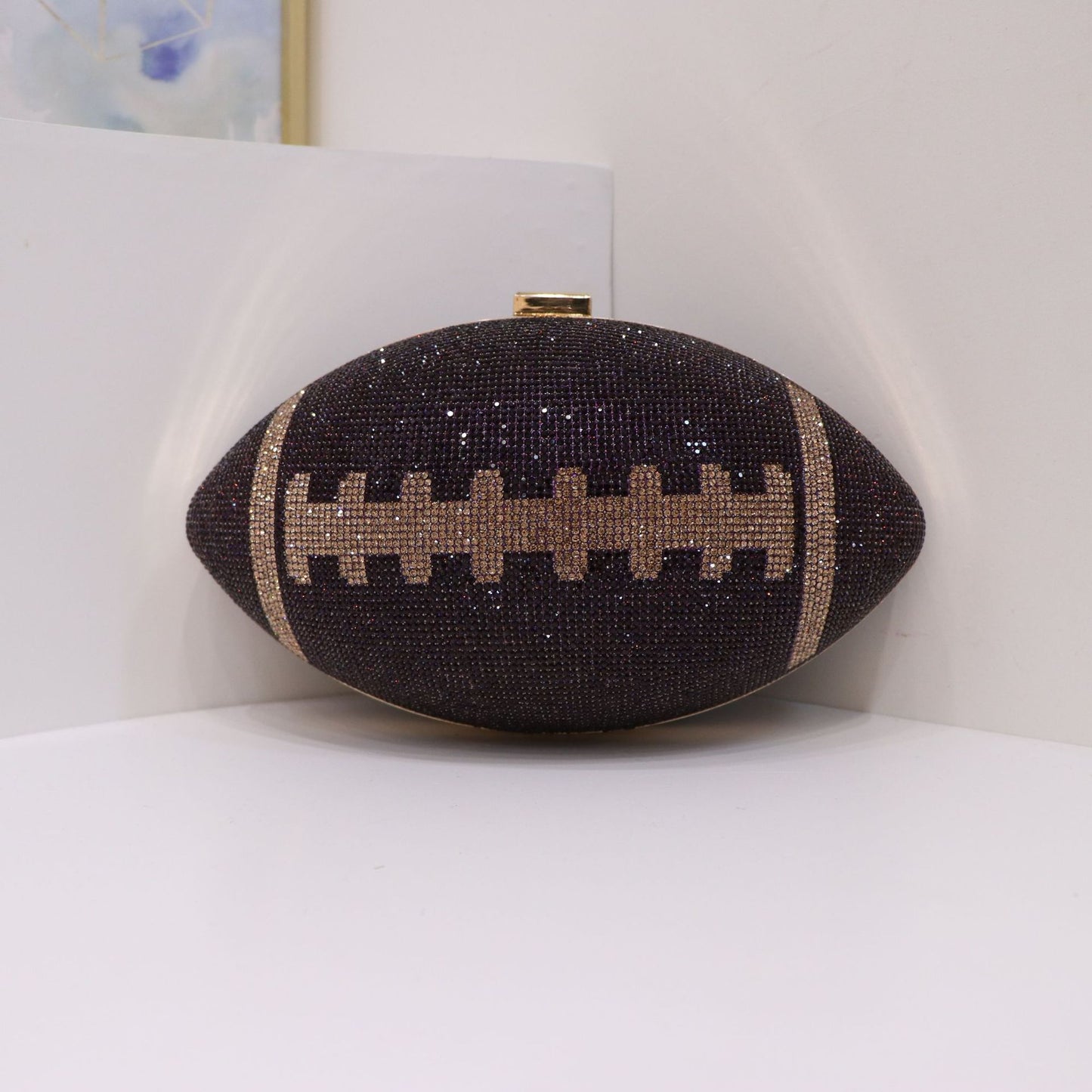 Shining Full Diamond Rugby Style Dinner Personality Party Clutch Women's Messenger Bag