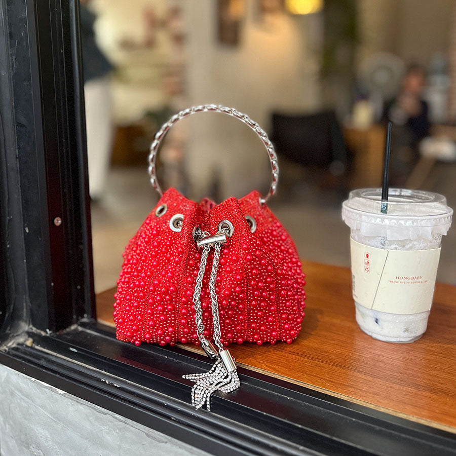 French Simplicity Pearl Chinese Style Niche Women's Handbag