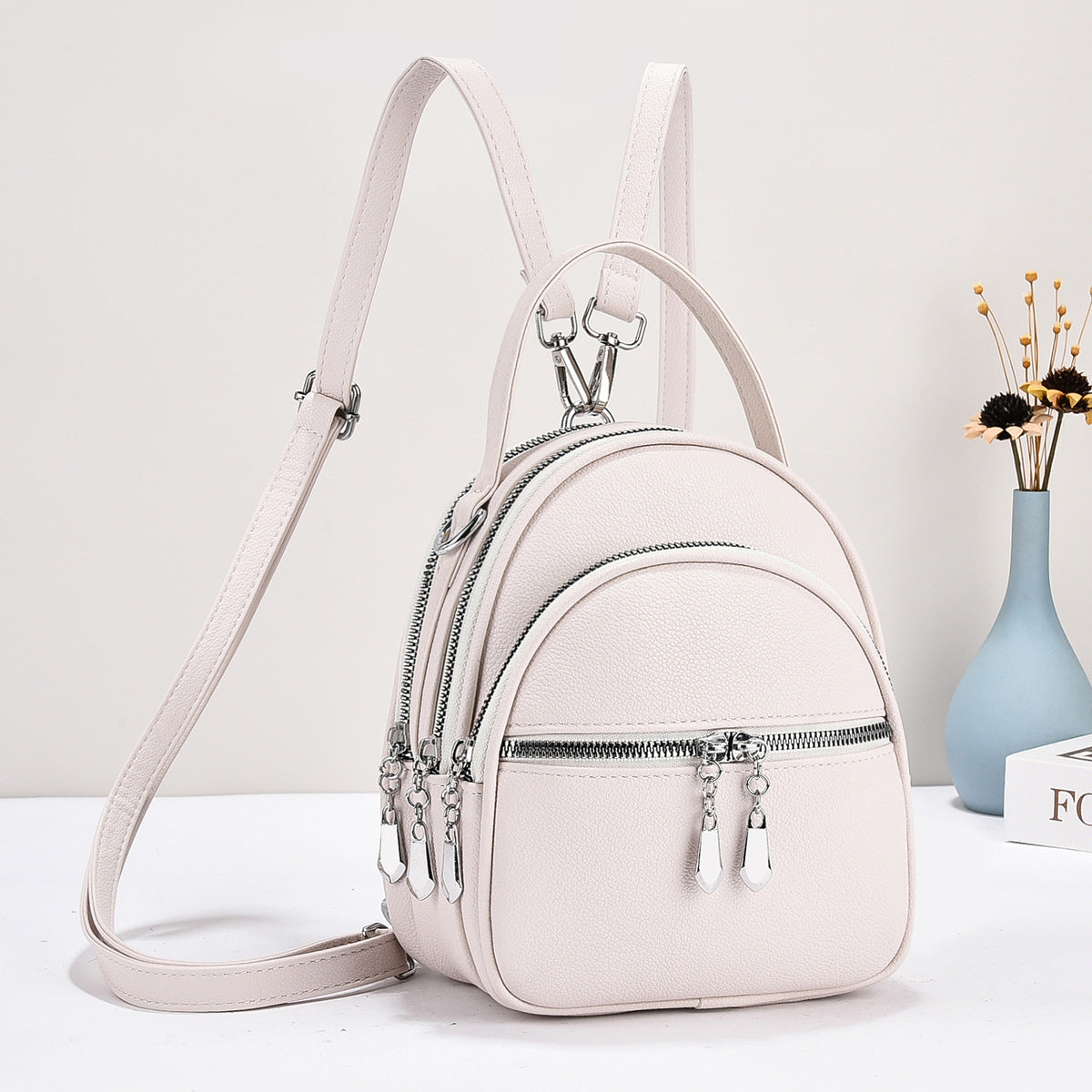 Women's Simple Elegant Korean Style Fashionable Personality Backpacks
