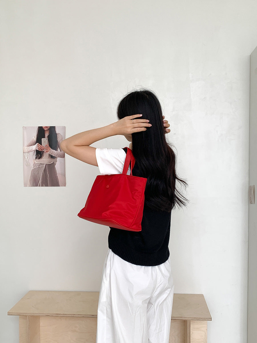 Women's Minimalist Lightweight Nylon Fashion Large Capacity Underarm Bags