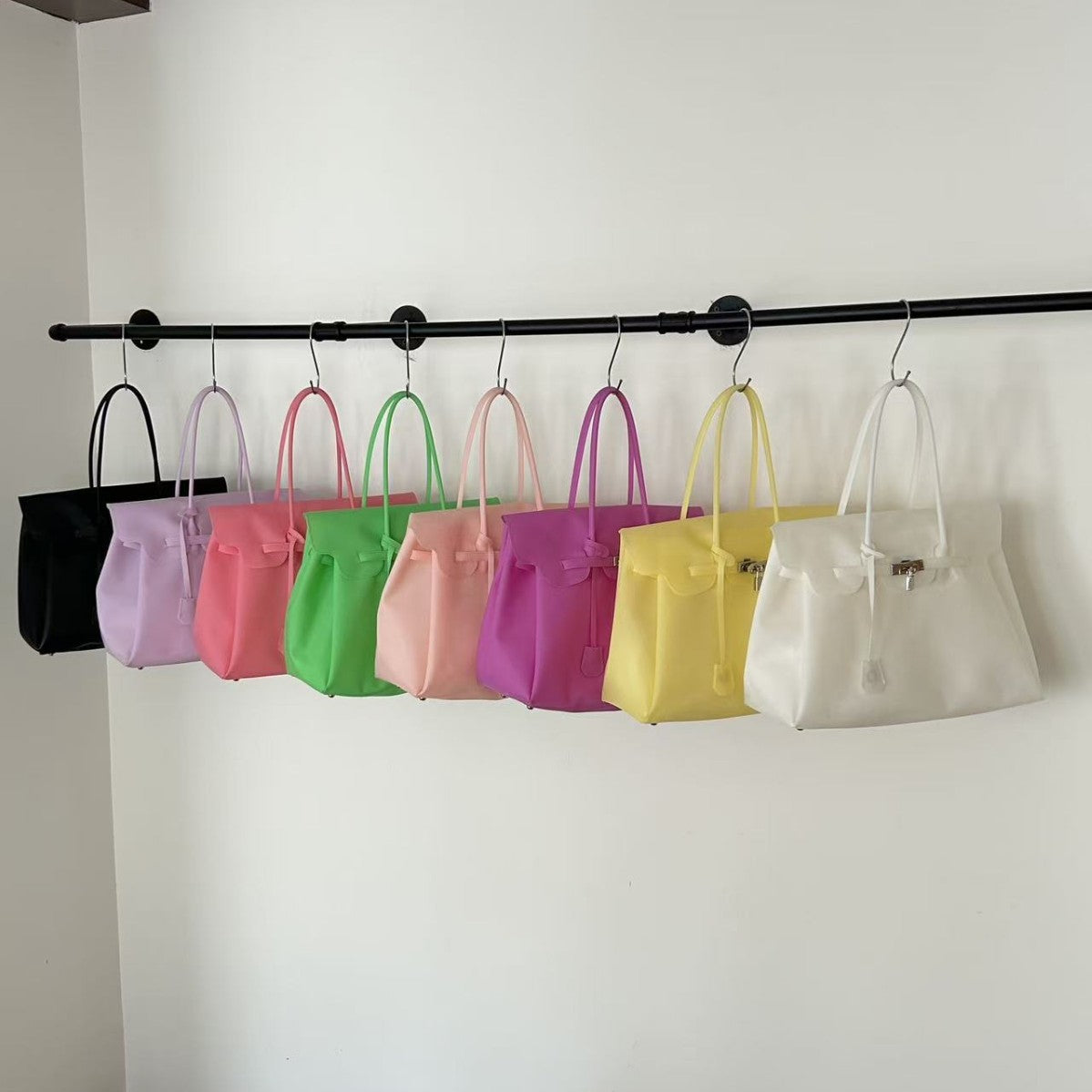 Summer Kelly Commuter Fashion Transparent Color Large Women's Handbag