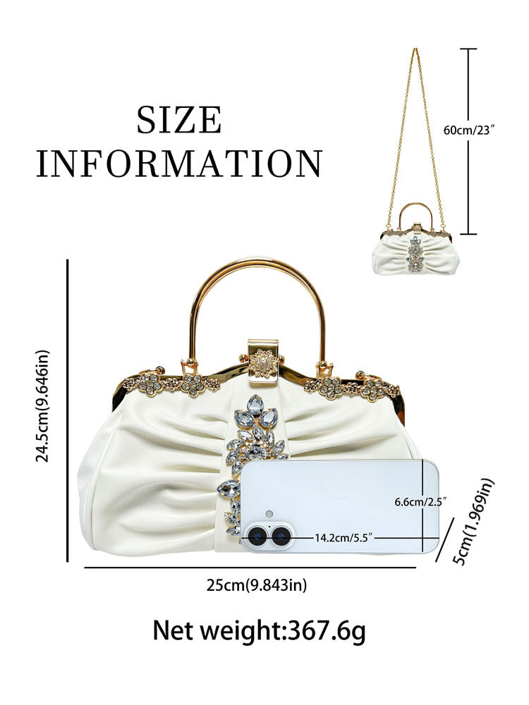 Women's Luxury Party With Diamonds Hand Elegant Dinner Bag