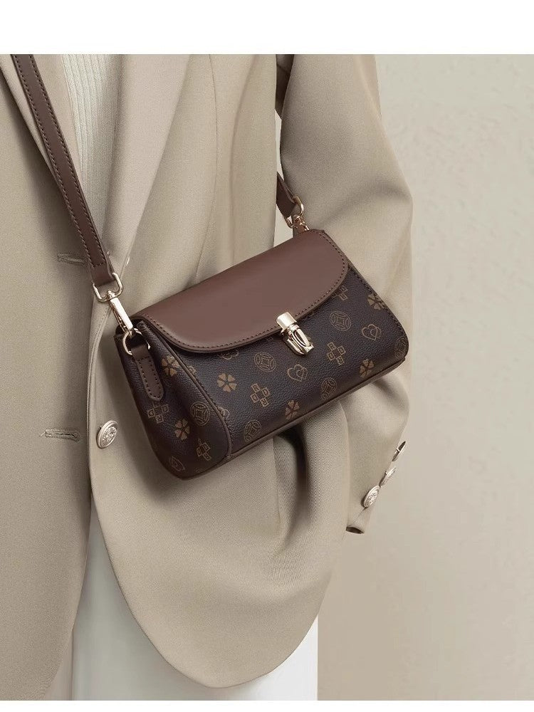 Women's Versatile High Quality Single Vintage Printing Female Women's Shoulder Bag