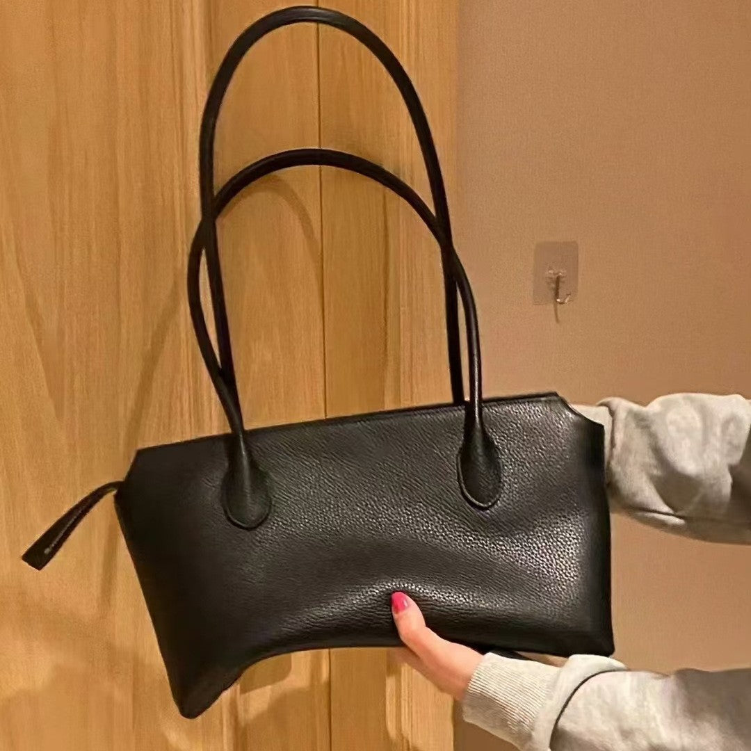 Genuine Leather Kendall Minimalist High-grade Large Women's Shoulder Bag