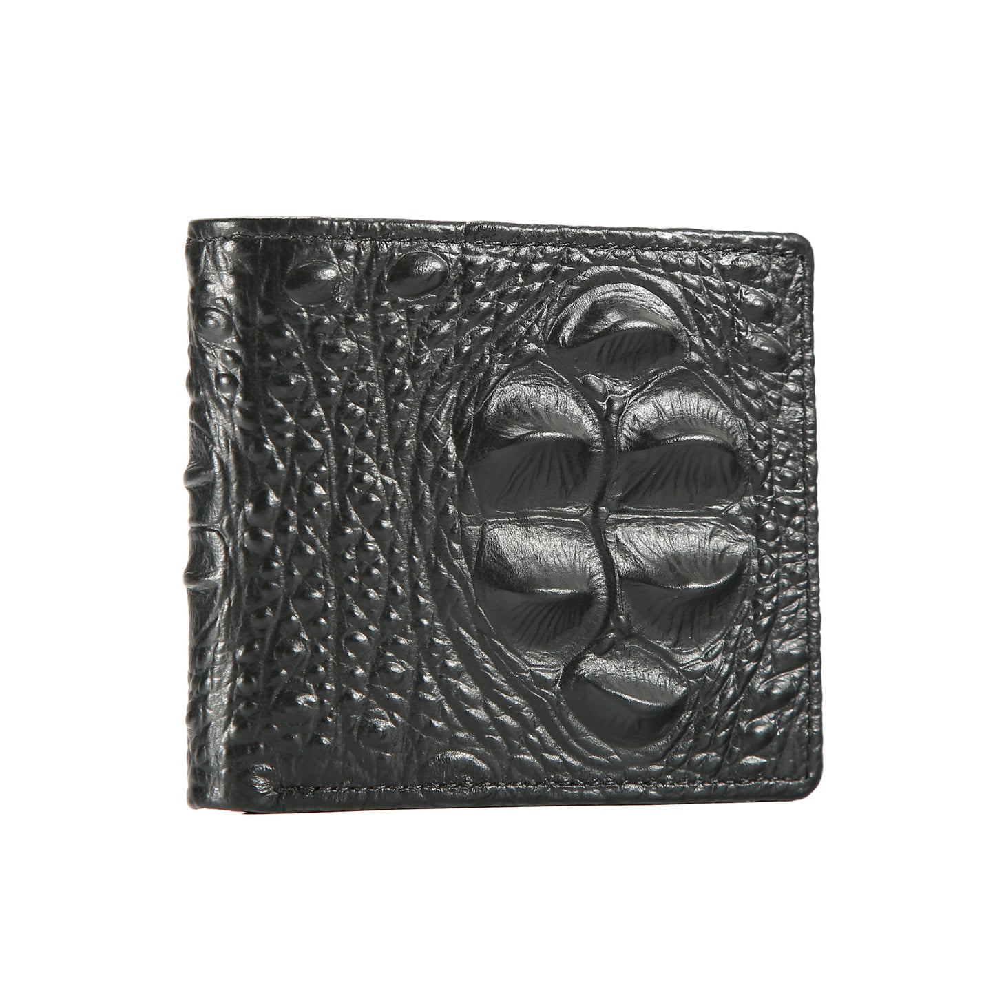 Men's Cowhide Creative Vintage Genuine Leather Business Large Coin Purses