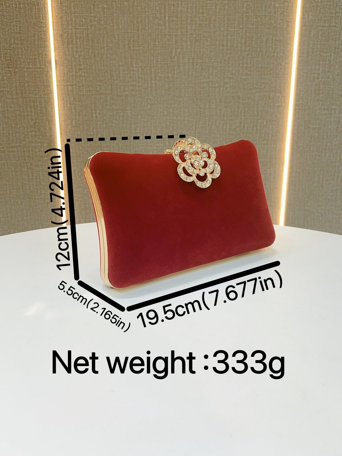 Women's Veet Diamonds Clutch Banquet Wedding Clothes Bags