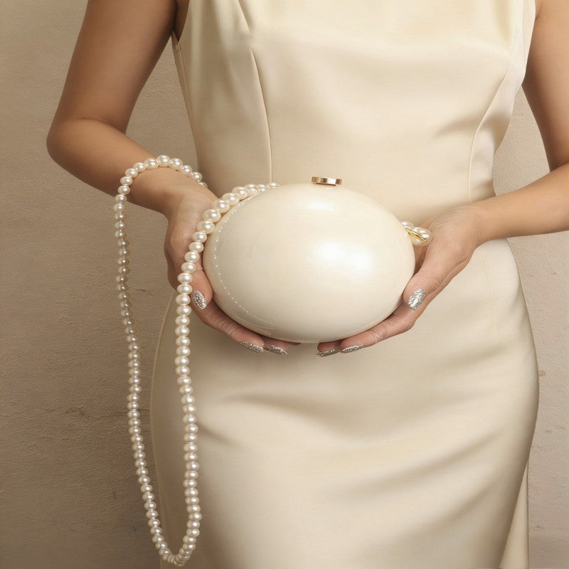 Fashion Dinner Wrist Goose Egg Wedding Party Women's Clutch