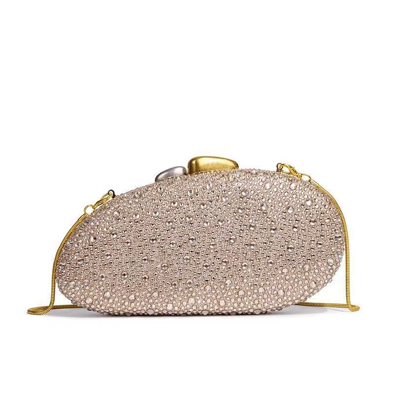 Women's Fashion Diamond Chain Party Clutch Good-looking Bags
