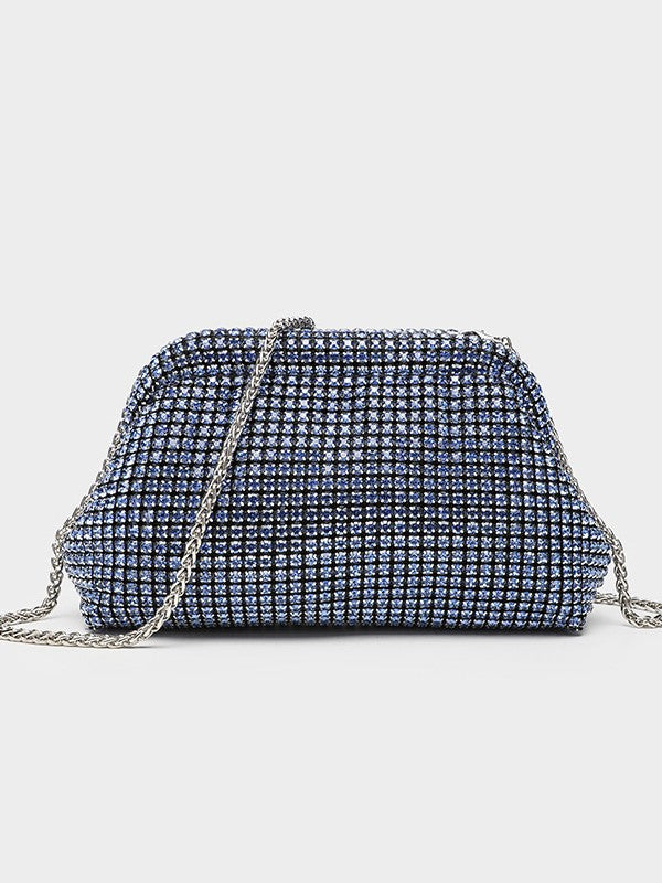 Women's Rhinestone Dinner Full Diamond Hand Clip Bags
