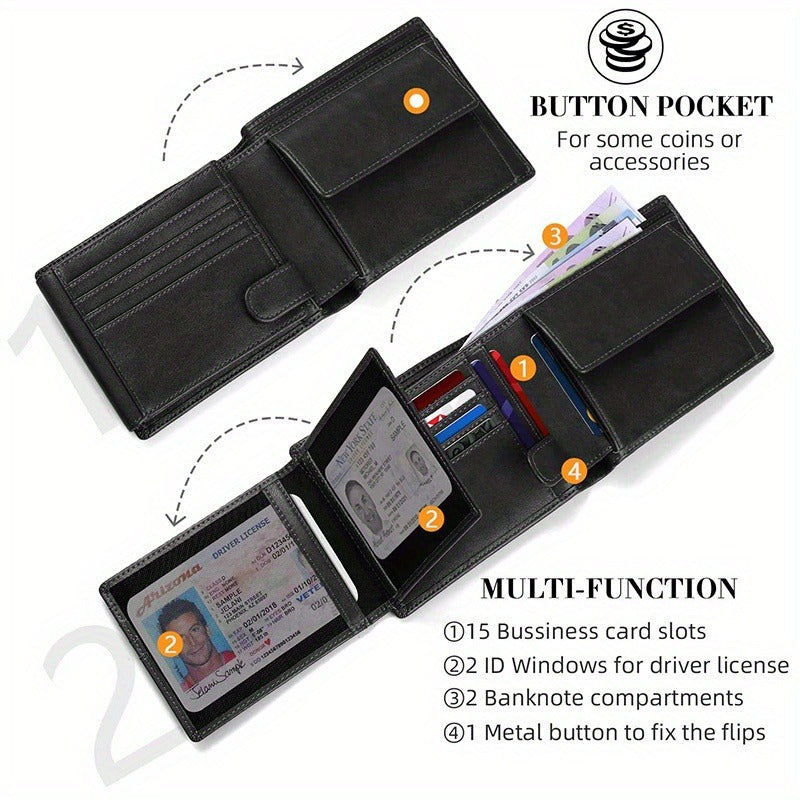 Men's Polyester Fiber Off Short Style Men's Wallet