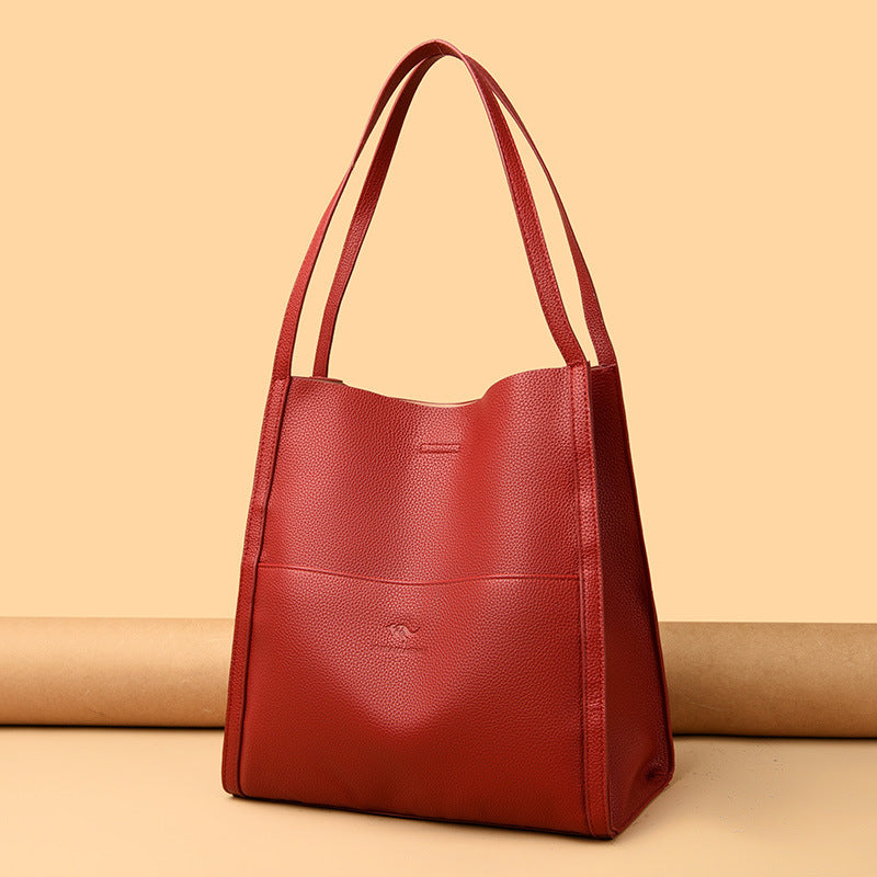 Women's Large Capacity Totes Simple Versatile Commuter Women's Shoulder Bag