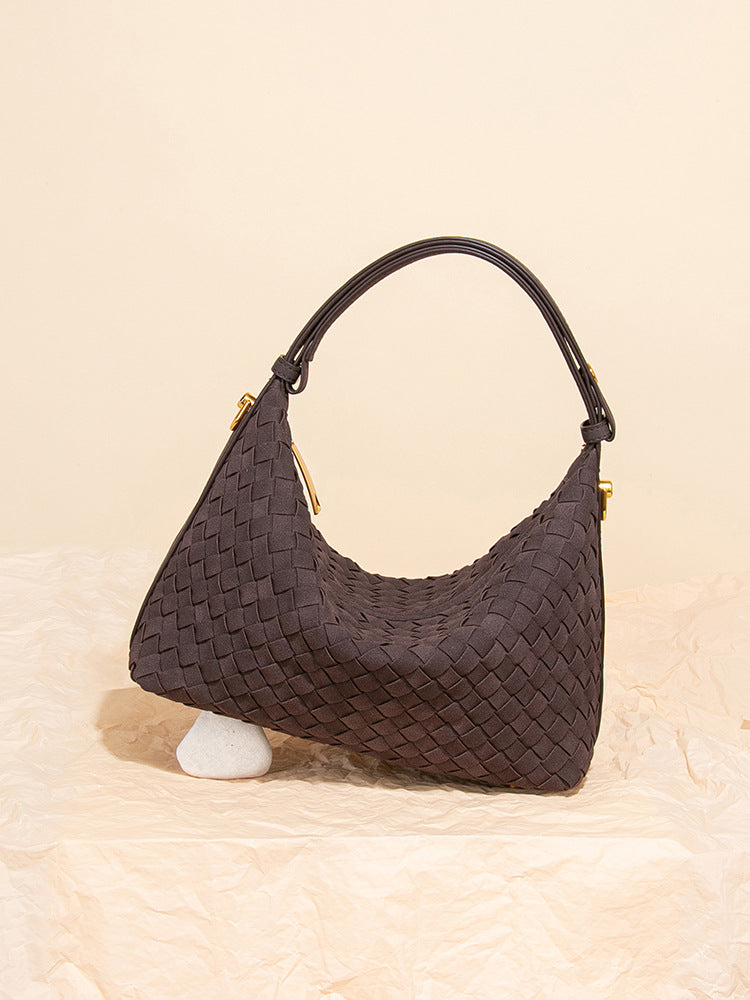Light Luxury Ancient Style Frosted Underarm Retro Simple Bags