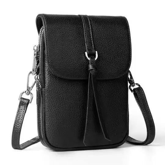 Women's Mini Tassel Mobile Washed Leather Retro Women's Messenger Bag