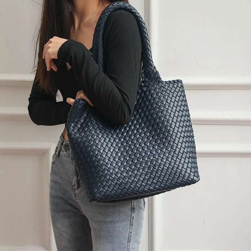 Women's Hand-woven Large Capacity Shopping Trendy Mother Bags