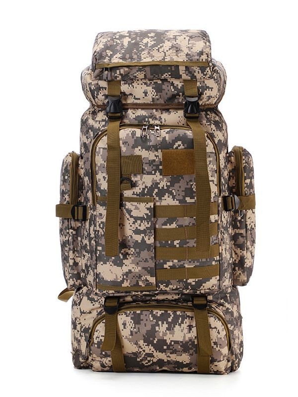 Men's Large Capacity Camouflage Tactics Oxford Cloth Hiking Outdoor Camouflage, Military Fan Bag