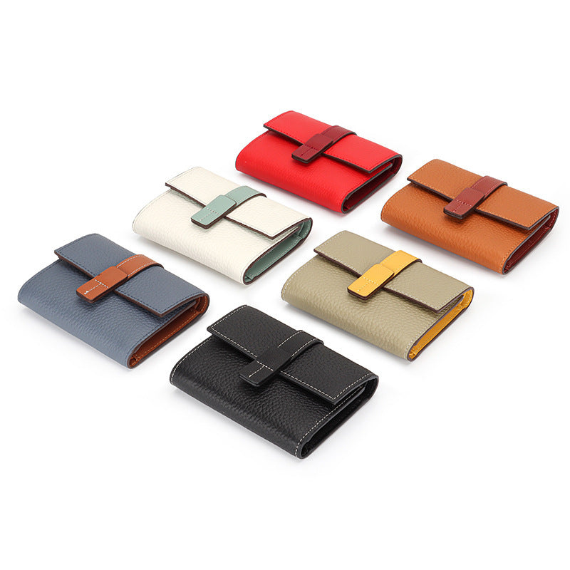 Women's Trifold Large Capacity Zipper Pocket Fashion Ladies Wallet