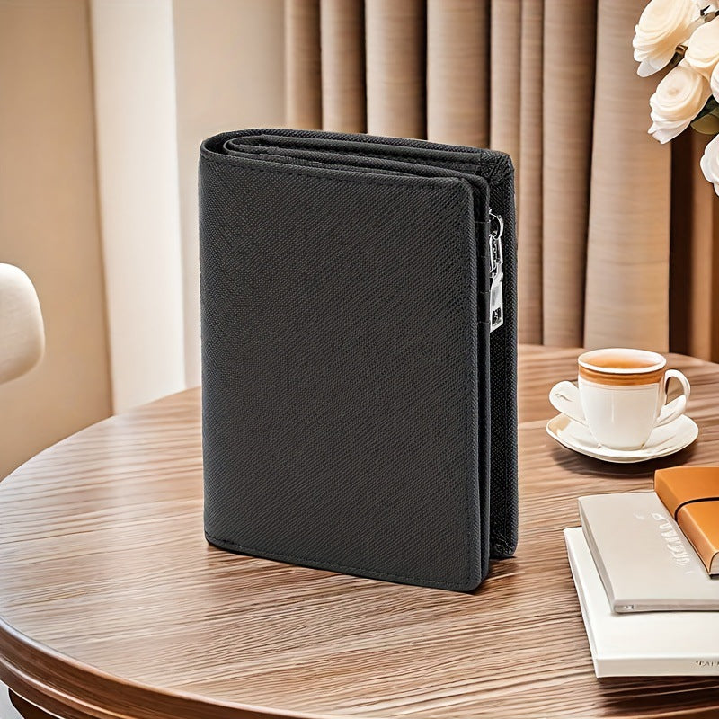 Women's Short Multiple Slots Fashion Vertical Mini Purses