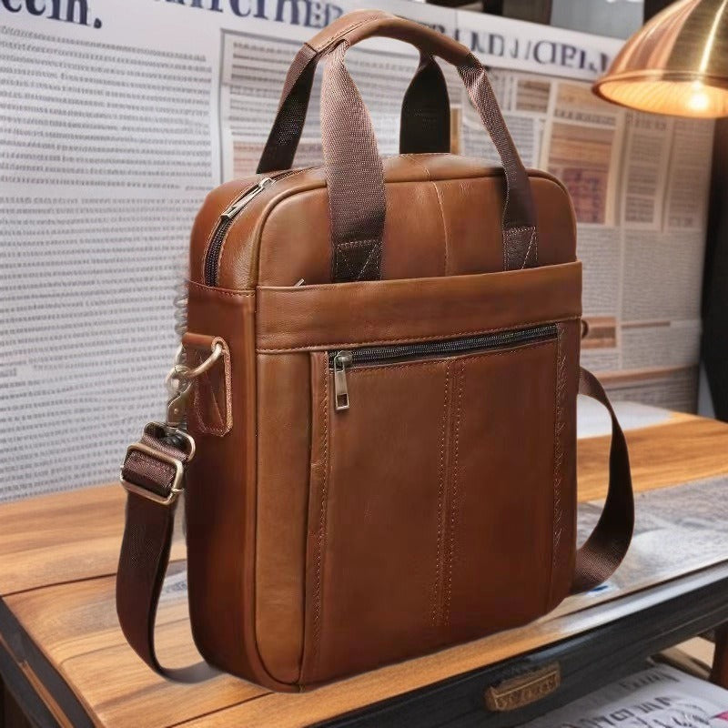 Men's Leather First Layer Cowhide Vintage Backpacks