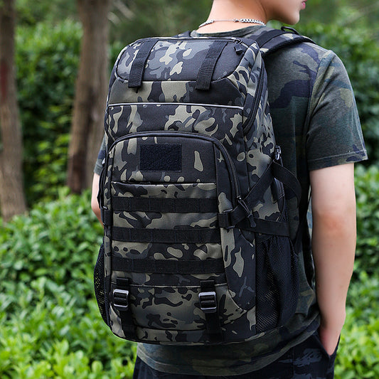 Men's Large Capacity Hiking Portable Combat Burden Universal Backpack