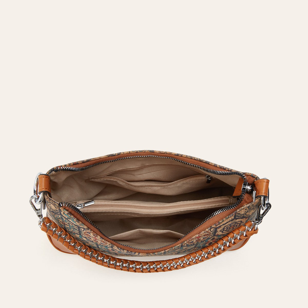 Pretty Ethnic Style Cork Underarm Bark Women's Shoulder Bag