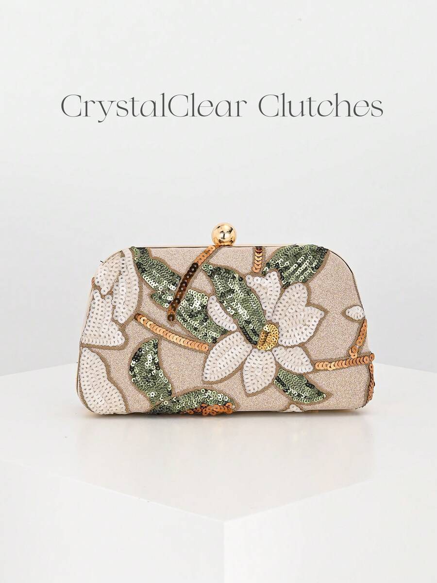 Chinese Style Embroidery Sequined Niche Clutch Decals Advanced Bags