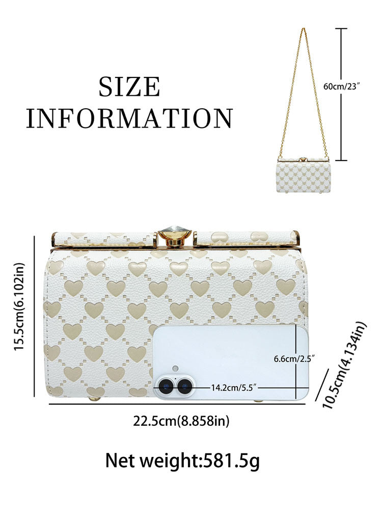 Women's Underarm High-grade Large Capacity Commuter Box Dinner Bag