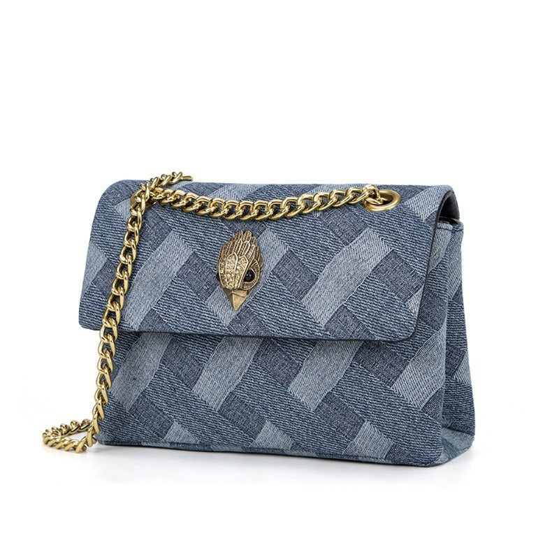 Women's Chain Eagle Head Zipper Fashion Women's Messenger Bag