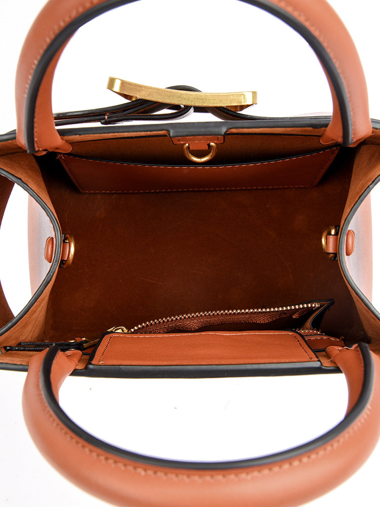 Women's Light Luxury Fresh Air Hand Holding Satine Fashion Tote Bag