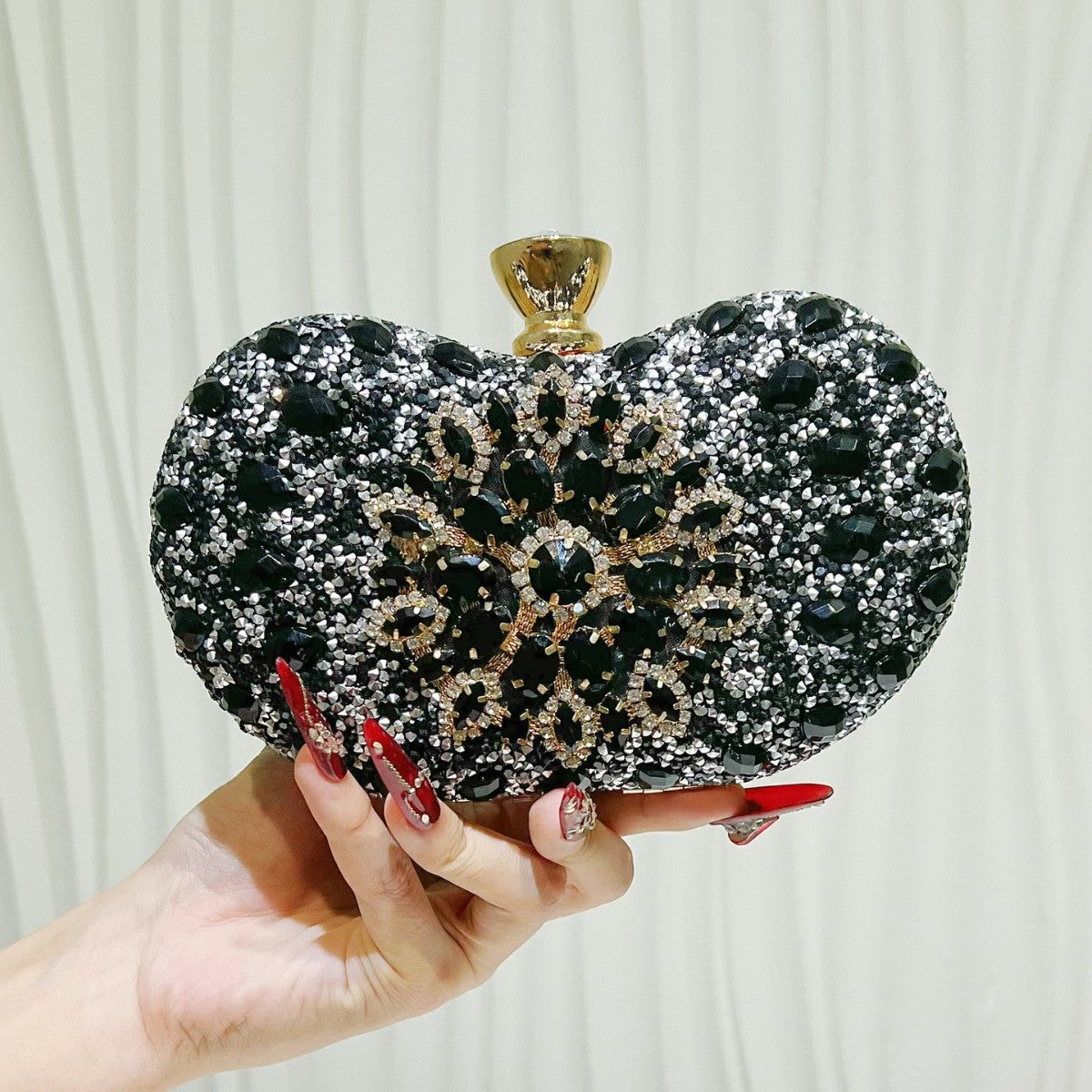 Women's Wedding Clutch Flower Portable With Cheongsam Dinner Bag