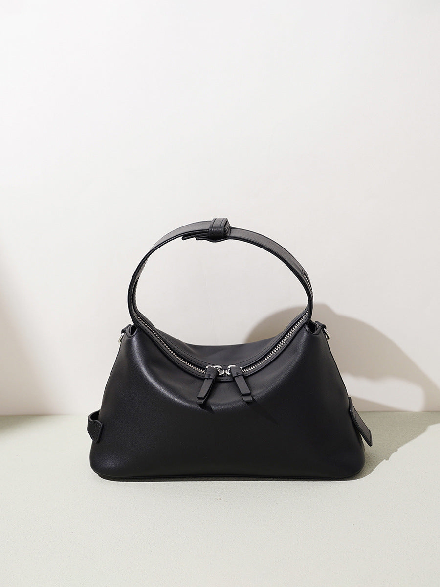 Women's Light Luxury Commuter Genuine Leather Large Capacity Women's Handbag