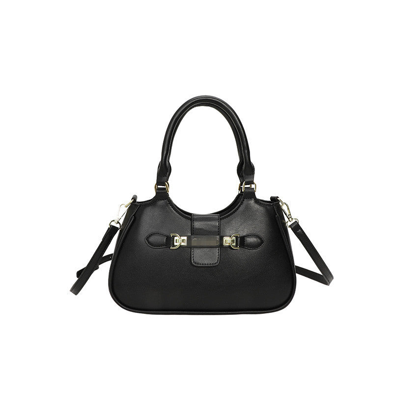 Fashion Retro Stitching Chain Portable Printing Women's Shoulder Bag