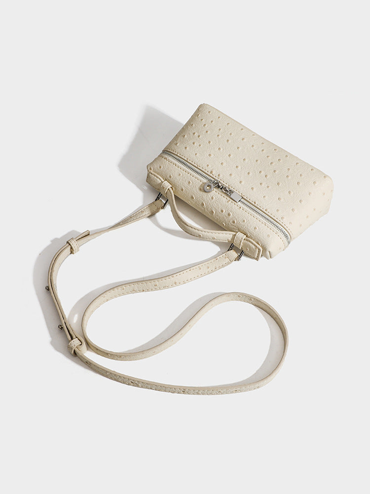 Genuine Leather Kelly Box Light Luxury Advanced Women's Shoulder Bag