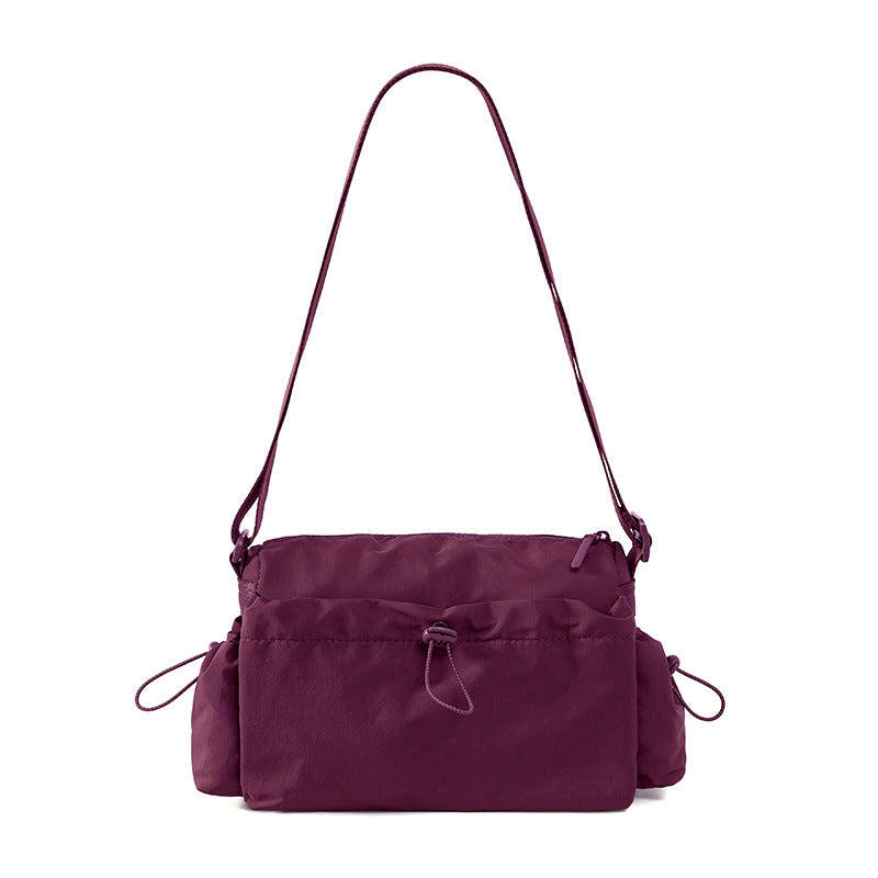 Large Capacity Fashionable Simple Solid Color Women's Messenger Bag