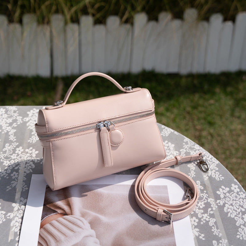 Women's Trendy Textured Simple Versatile Retro Women's Shoulder Bag