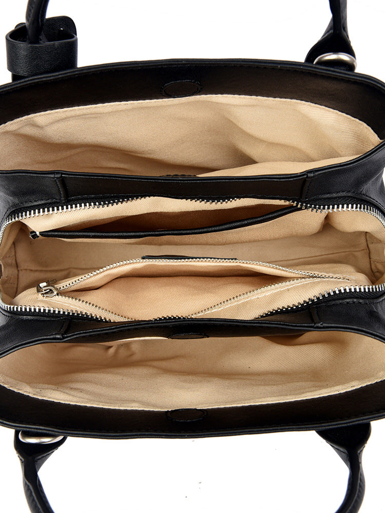 Women's Large Capacity Totes First Layer Cowhide Leather Women's Handbag