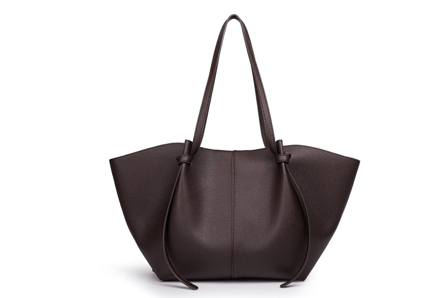 Style Litchi Pattern Leather Commuter Large Capacity Totes Women's Shoulder Bag